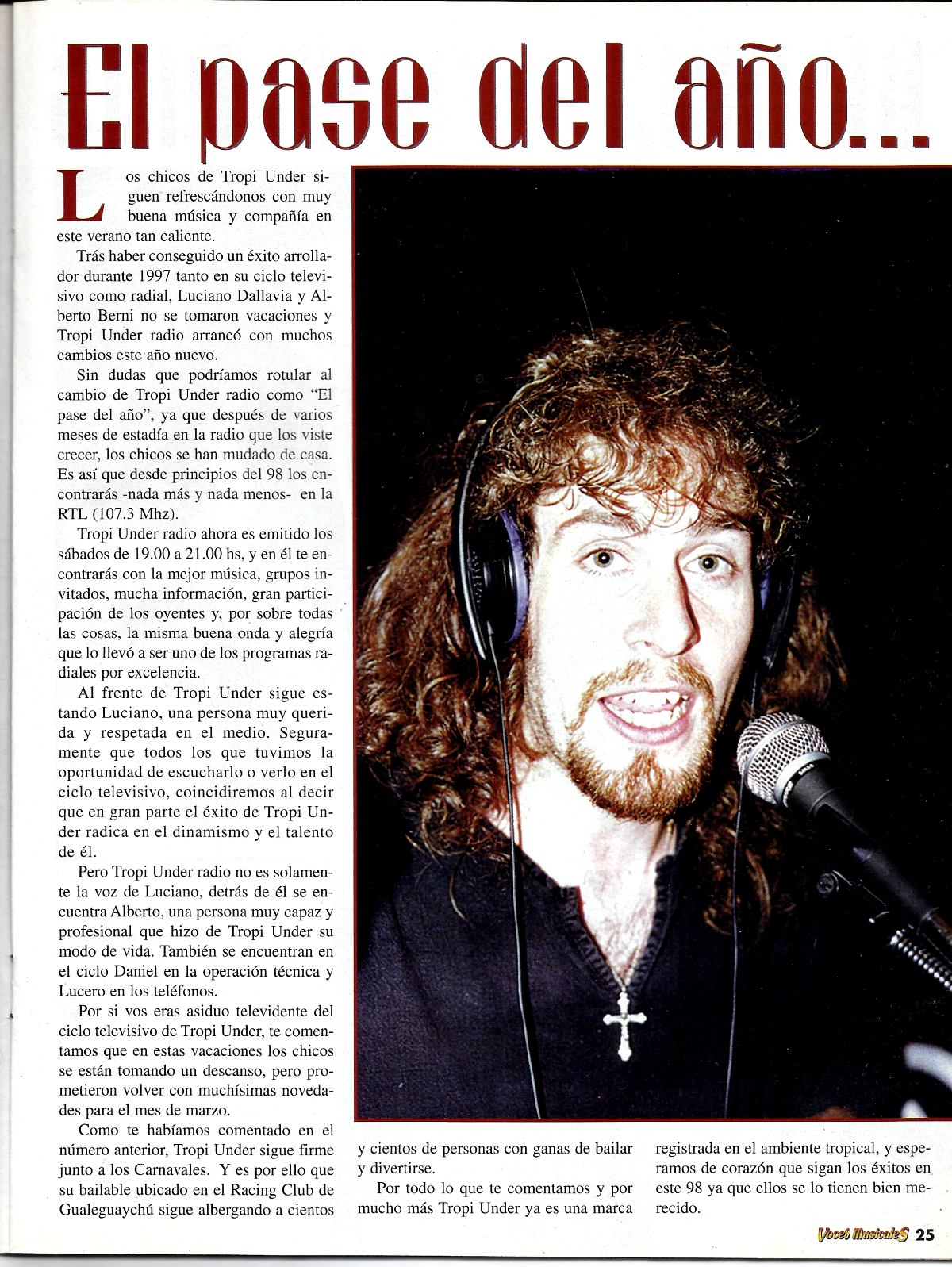 El pase radial en Radio Tropical Latina