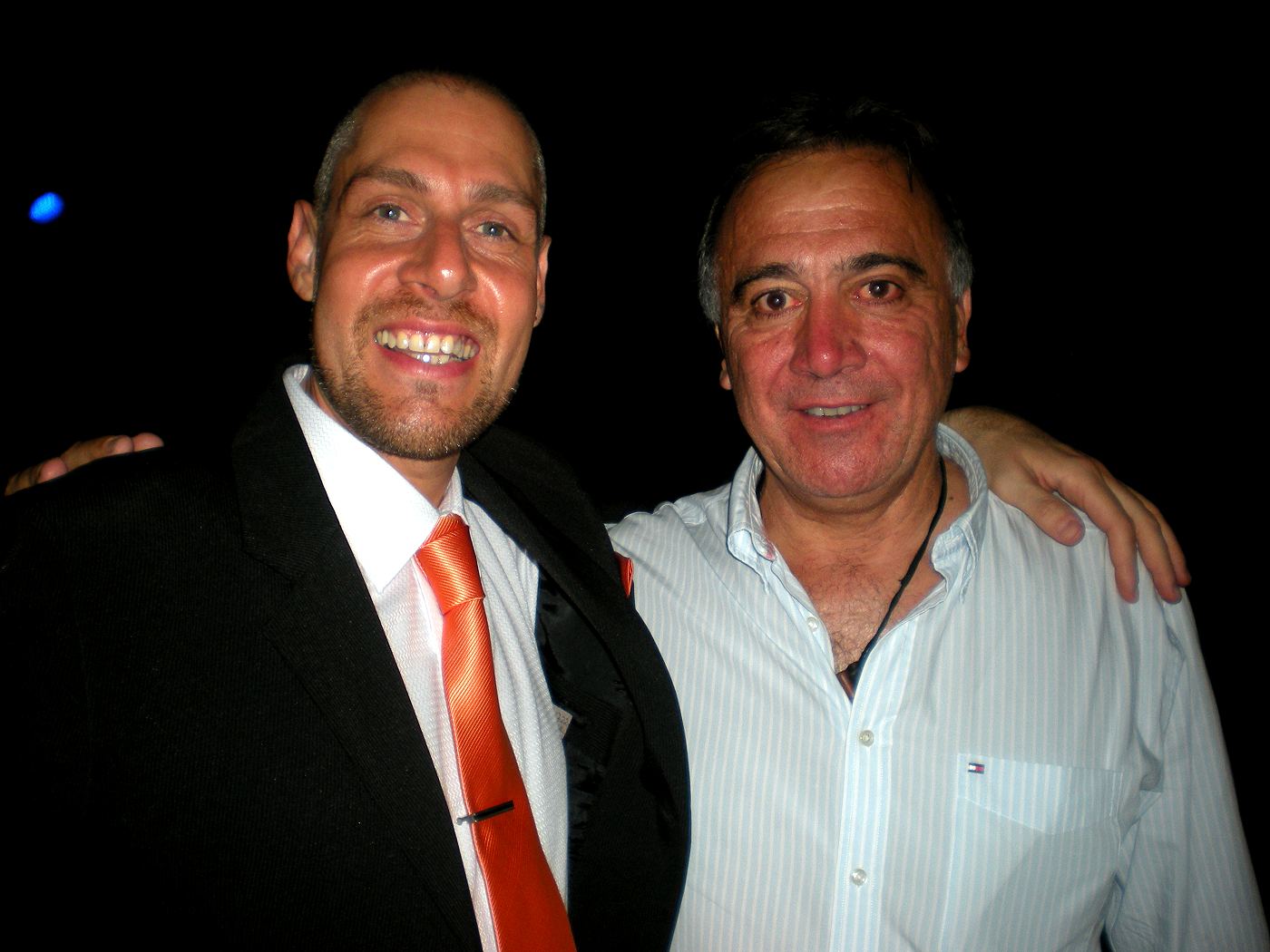 Luciano Dallavia con Guillermo Stronatti de La Venganza Será Terrible