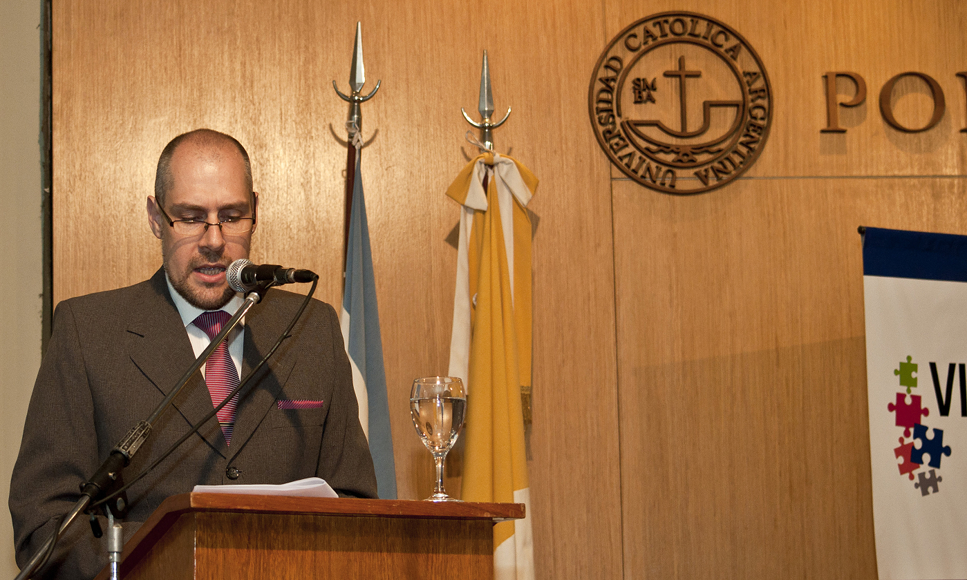 Locución en la Universidad Católica Argentina